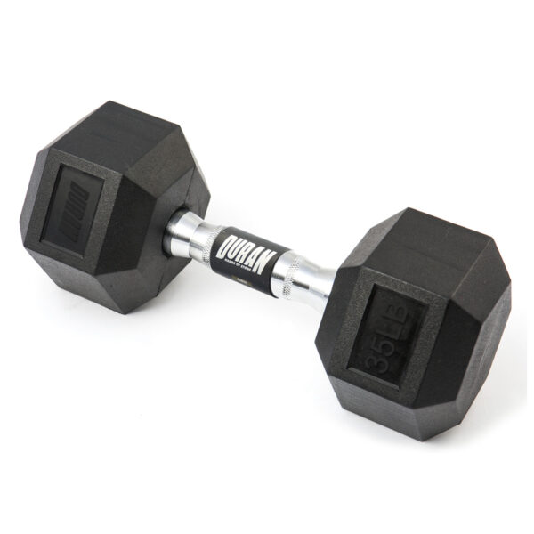 MANCUERNA HEXAGONAL DE GOMA 35 LBS (unidad)