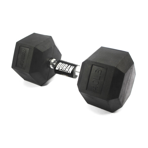 MANCUERNA HEXAGONAL DE GOMA 40 LBS (unidad)